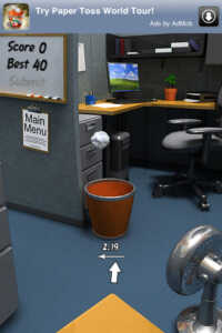 Paper Toss 3D